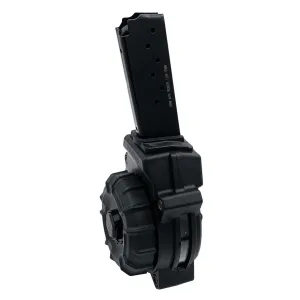 PROMAG Ruger LC9 9mm 30rd Black Polymer Pistol Drum Magazine (DRM-A95)