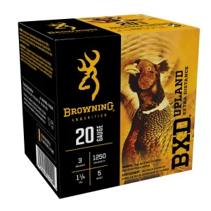 BROWNING BXD Upland 20Ga 3in 1 1/4 oz #5 Shotshells (B193512035)