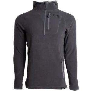 KINGS CAMO Men's XKG Covert 1/2 Zip Gray Hoodie With Face Mask (XKG4214-GRY)