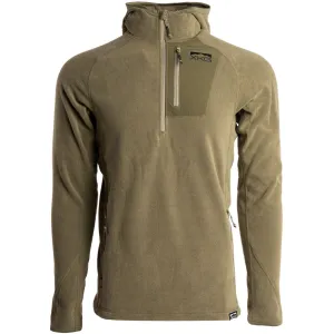 KINGS CAMO Men's XKG Covert 1/2 Zip Olive Hoodie With Face Mask (XKG4214-OLV)