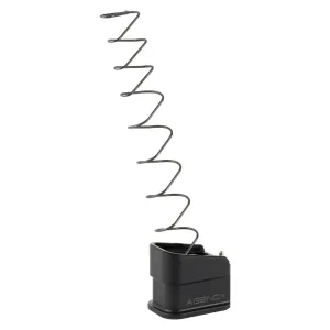 AGENCY ARMS 9mm Anodized Black Aluminum +5 Magazine Extension for Glock 19 (AGEA-BP-G19-BLK)