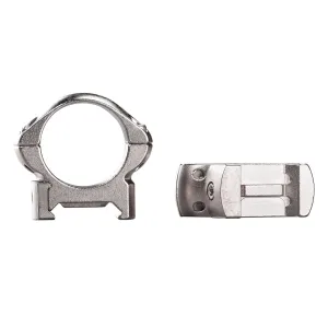WEAVER Grand Slam Steel 1in Medium Silver Scope Rings (49321)