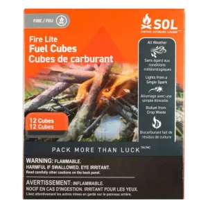 SOL Fire Lite Fuel Cubes in Box (0140-1239)
