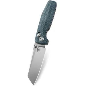 BESTECH KNIVES Slasher 3.07in Axis Lock Blue Folding Knife (BG43C-1)