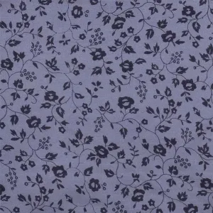 WYOMING TRADERS Calico Regular 34.5x34.5 Gunmetal Silk Scarf (C4)