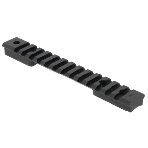 WARNE Mountain Tech Black Anodized Tactical Rail for Howa/Vanguard LA (7651M)