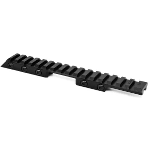 WARNE Mountain Tech Black Anodized 15 MOA Picatinny Rail Adapter for CZ 457 11mm (7757M)