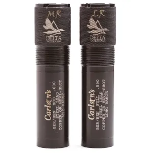 CARLSONS Delta Waterfowl 20Ga Beretta/Benelli Mobil 2-Pack MR & LR Choke Tubes (07111)