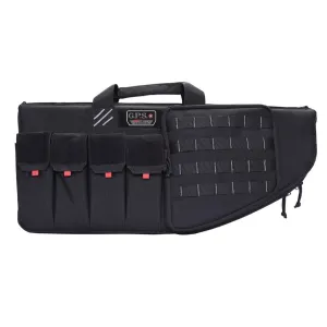 G*OUTDOORS Tactical AR Black 30in Case with External Handgun Case (GPS-T30ARB)