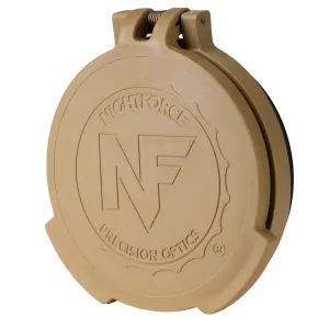 NIGHTFORCE Dark Earth 56mm Objective Flip-Up Lens Caps for ATACR, BEAST, NXS, SHV (A723)