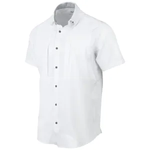 BERETTA Men's TKAD Flex Pure White Short Sleeve Shirt (LU951T233401C9)