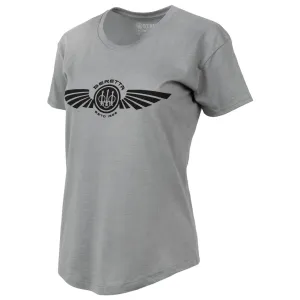 BERETTA Women's Dea Wings Stone Heather Short Sleeve T-Shirt (TS110T1890096B)