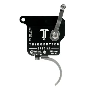 TRIGGERTECH Remington 700 Special LH Traditional Curved Trigger with Bolt Release (R7L-SBS-13-TBC)