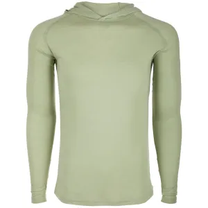 DRAKE Men's Hunter Creek Bamboo Desert Sage Heather Long Sleeve Hoodie (DS1635-DSH)