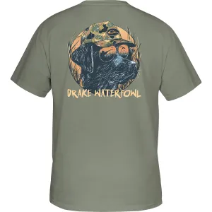 DRAKE Men's Pop Art Old School Lab Desert Sage SS Tee (DT9571-DTE)