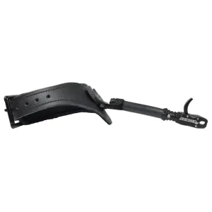 T.R.U. BALL ARCHERY Stinger XT Black Large Buckle Release with Black Leather Strap (TSBX-BK-JR)
