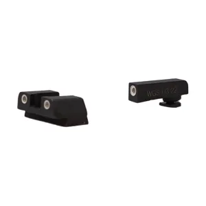 WILLIAMS Triton Classic Series White Front/Rear Night Sights for Glock 42, 43, 43x, 48 (616297)
