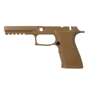 SIG SAUER P320 Full Size 9/40/357 Manual Safety Medium Coyote Grip Module Assembly (8901481)