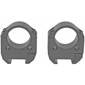 TALLEY 1in High Black Alloy Modern Sporting Rings Fits Picatinny Rail System (TMS10H)