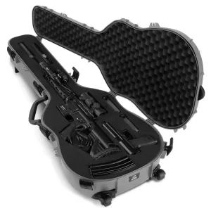 SAVIOR EQUIPMENT Ultimate 45in Gray Guitar Hard Rifle Case (RC-GT-ACOUSTIC-GS)