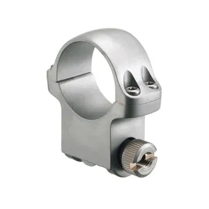 RUGER 5KHM 1in High Stainless Steel Scope Ring (90291)