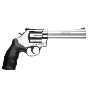 S&W 686 357 Mag,38 Special +P 6in 6rd Satin Stainless Revolver (164224)