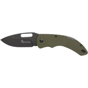 BROWNING Hidden Hollow Folder Large 3in Drop Point Folding Knife (3220506B)