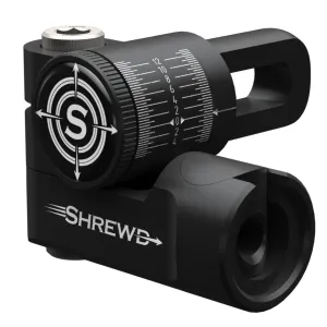 SHREWD ARCHERY Atlas V-Bar Matte Black Single Archery Bow Stabilizer (SMAVB1ATLASMBK)