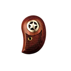 BOND ARMS Standard Rosewood Grip with Silver Star (Rosewood-w/silver-star)