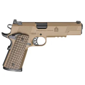 SPRINGFIELD ARMORY 1911 TRP .45 ACP 5in 8rd Coyote Brown Semi-Automatic Pistol (PC9125LRCB)