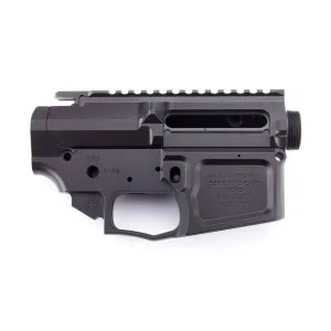 WILSON COMBAT AR-15 Lower/Upper Matched Black Armor-Tuff Billet Receiver Set (TR-LOWUPP-BIL-ATB)