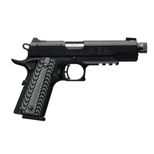 BROWNING 1911-22 Black Label Full Size Suppressor Ready .22LR 4.875in 10rd Semi-Automatic Pistol with Rail (51820490)