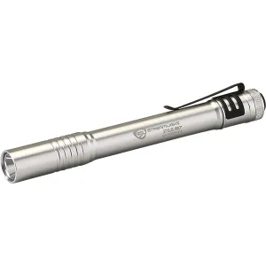 STREAMLIGHT Stylus Pro Silver Clam 100 Lumens White LED Penlight (66121)
