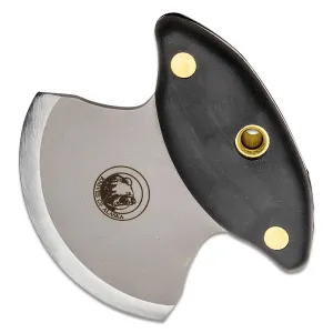 KNIVES OF ALASKA Magnum Ulu 3.4in Suregrip Fixed Knife (00122FG)