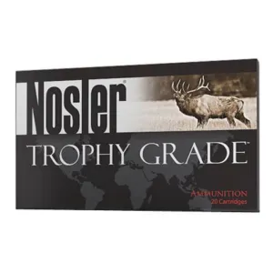 NOSLER Trophy Grade 7x57mm Mauser 140Gr AB 20rd Box Rifle Ammo (47118)