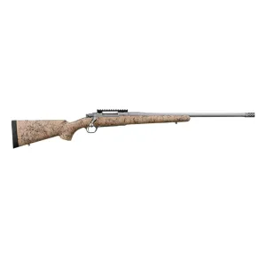 RUGER Hawkeye FTW Hunter 308 Win 22in Threaded Barrel 4rd HS Precision Tan/Black Speckled Bolt-Action Rifle (57154)