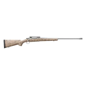 RUGER Hawkeye FTW Hunter 300 Win Mag 24in Threaded Barrel 3rd HS Precision Tan/Black Speckled Bolt-Action Rifle (57155)