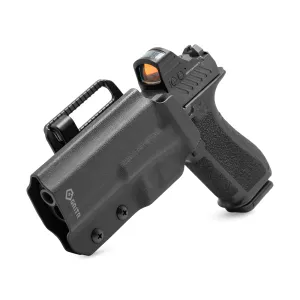 GRITR OWB Kydex Left Hand Gun Holster Compatible with Glock 17