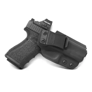 GRITR IWB Kydex Right Hand Gun Holster Compatible with Glock 19 (Gen 1-6, G26/ G17/ G19x/ G45/ G34)