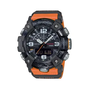 CASIO G-Shock Tactical Mudmaster Analog-Digital Black Watch with Orange Strap (GGB100-1A9)