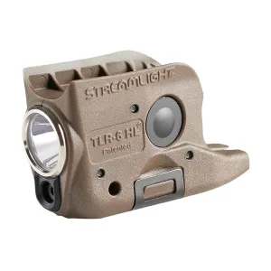 STREAMLIGHT TLR-6 HL White LED/Red Laser Flat Dark Earth Weapon Light for Glock 42/43 (69341)