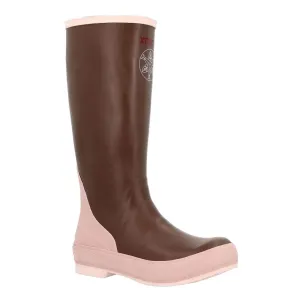 XTRATUF Women's Legacy Salmon Sisters 15in Brown/Sepia Rosie/Halibut Print Boots (XWL9FH)