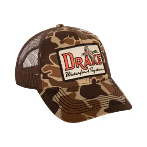 DRAKE Square Patch Foam Front Old School Ball Cap (DH1690-016)