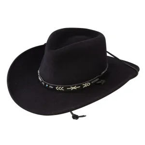 STETSON Unisex Adults Santa Fe Black Hat (SWSTFE-813207)