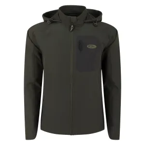 DRAKE Men's Rain Brake Lightweight Solid Softshell Jacket (DS7530)