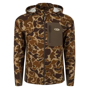 DRAKE Men's Rain Brake Lightweight Camo Softshell Jacket (DS7531)