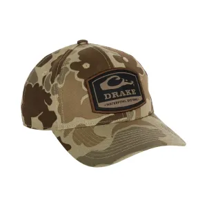 DRAKE 6-Panel Badge Old School Timber Cap (DH4170-018)