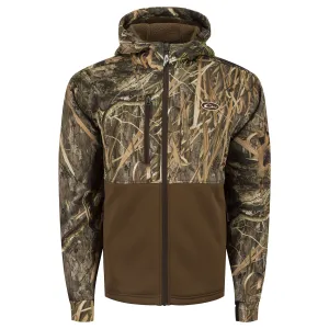 DRAKE MST Hole Shot Hooded Windproof Eqwader Full Zip Habitat Two-Tone Jacket (DW7390-022T)