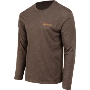 BERETTA Men's Wing Drop Brown Long Sleeve T-Shirt (TS231T18900815)