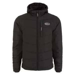 DRAKE MST Synthetic Down Hooded Black Jacket (DW4060-BLK)